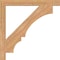 Ekena Millwork Balboa Block Smooth Bracket, Western Red Cedar, 3 1/2"W x 38"D x 38"H BKT04X38X38BOA05SWR - alternate 2